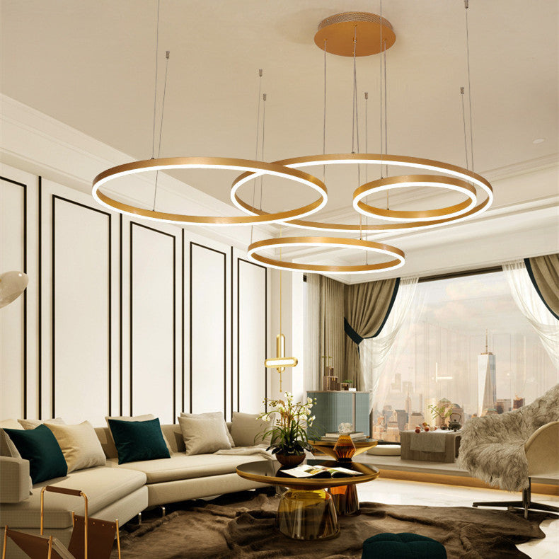 Living Room Modern Ring Chandelier