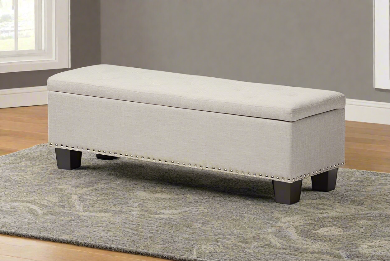 Grey Ottoman