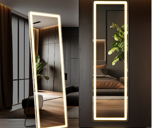 LED Lighted Wardrobe Mirrors in 3 Colors