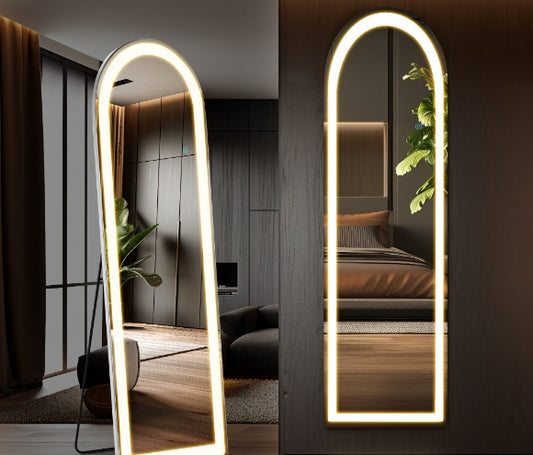 LED Lighted Wardrobe Mirrors in 3 Colors