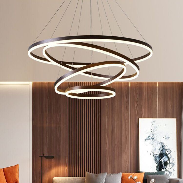 Living Room Modern Ring Chandelier